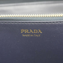 Load image into Gallery viewer, PRADA Zip Around Leather Wallet Blue
