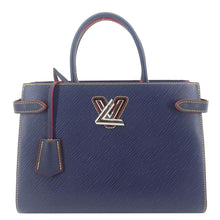 Load image into Gallery viewer, LOUIS VUITTON Twist Epi Leather 2Way Tote Bag Indigo
