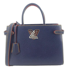 Load image into Gallery viewer, LOUIS VUITTON Twist Epi Leather 2Way Tote Bag Indigo
