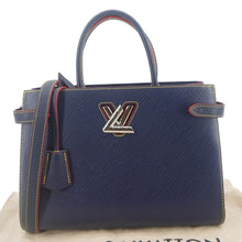 Load image into Gallery viewer, LOUIS VUITTON Twist Epi Leather 2Way Tote Bag Indigo
