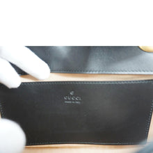 Load image into Gallery viewer, GUCCI GG Marmont Mini Leather Shoulder Bag Black 446744
