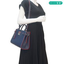 Load image into Gallery viewer, LOUIS VUITTON Twist Epi Leather 2Way Tote Bag Indigo
