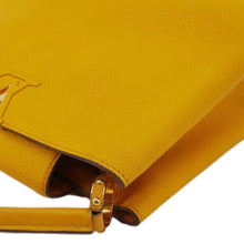 Load image into Gallery viewer, LOUIS VUITTON Capucines MM Taurillon Leather Satchel Bag Yellow
