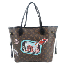 Load image into Gallery viewer, LOUIS VUITTON Neverfull MM World Tour Monogram Canvas Tote Shoulder Bag Brown
