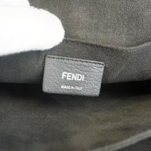 Load image into Gallery viewer, FENDI Fun Fair Kan I Vitello Liberty Leather Shoulder Bag Black
