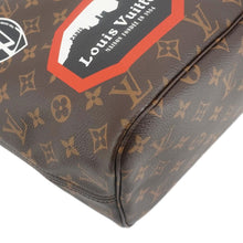 Load image into Gallery viewer, LOUIS VUITTON Neverfull MM World Tour Monogram Canvas Tote Shoulder Bag Brown
