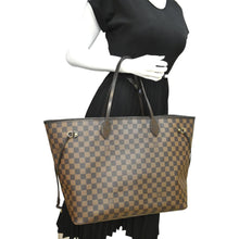 Load image into Gallery viewer, LOUIS VUITTON Neverfull GM Damier Ebene Tote Shoulder Bag Brown
