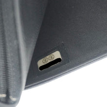Load image into Gallery viewer, CHANEL Camellia Caviar Leather Wallet on Chain Shoulder Bag Black
