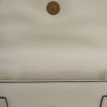 Load image into Gallery viewer, GUCCI Broadway Pearl Bee Mini Leather Shoulder Bag White 453778
