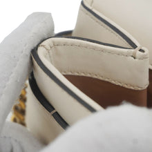 Load image into Gallery viewer, GUCCI Broadway Pearl Bee Mini Leather Shoulder Bag White 453778
