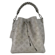 Load image into Gallery viewer, LOUIS VUITTON Muria Mahina Perforated Leather Shoulder Bag Silver
