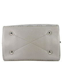 Load image into Gallery viewer, LOUIS VUITTON Muria Mahina Perforated Leather Shoulder Bag Silver
