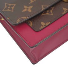 Load image into Gallery viewer, LOUIS VUITTON Flore Monogram Canvas Chain Wallet Fuchsia
