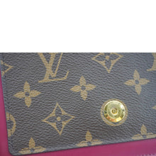 Load image into Gallery viewer, LOUIS VUITTON Flore Monogram Canvas Chain Wallet Fuchsia
