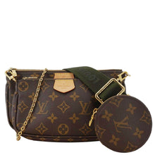 Load image into Gallery viewer, LOUIS VUITTON Multi Pochette Accessoires Monogram Canvas Crossbody Bag Brown
