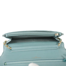 Load image into Gallery viewer, CHANEL Wallet On Chain Quilted Caviar Leather Crossbody Bag Sea Green
