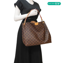 Load image into Gallery viewer, LOUIS VUITTON Graceful MM Monogram Canvas Shoulder Bag Brown
