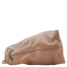 Load image into Gallery viewer, GUCCI Soho Medium Patent Leather Chain Tote Bag Beige 308982

