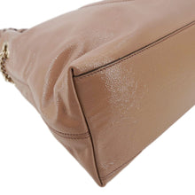 Load image into Gallery viewer, GUCCI Soho Medium Patent Leather Chain Tote Bag Beige 308982

