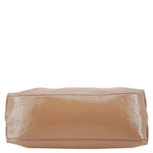 Load image into Gallery viewer, GUCCI Soho Medium Patent Leather Chain Tote Bag Beige 308982
