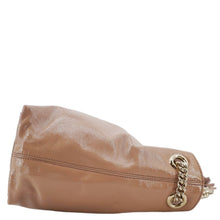 Load image into Gallery viewer, GUCCI Soho Medium Patent Leather Chain Tote Bag Beige 308982
