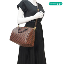 Load image into Gallery viewer, LOUIS VUITTON Speedy 30 Bandouliere Damier Ebene Shoulder Bag Brown
