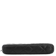 Load image into Gallery viewer, CHANEL Wallet on Chain Double Zip Caviar Leather Crossbody Bag Black

