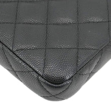 Load image into Gallery viewer, CHANEL Wallet on Chain Double Zip Caviar Leather Crossbody Bag Black
