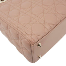 Load image into Gallery viewer, CHRISTIAN DIOR Lady Dior Medium Cannage Leather Crossbody Bag Rose Pink
