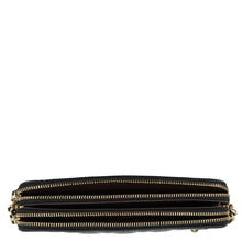 Load image into Gallery viewer, CHANEL Wallet on Chain Double Zip Caviar Leather Crossbody Bag Black

