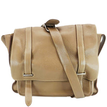 Load image into Gallery viewer, HERMES Steve Taurillon Clemence Leather Messenger Bag Brown
