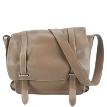 Load image into Gallery viewer, HERMES Steve Taurillon Clemence Leather Messenger Bag Brown
