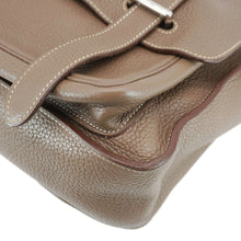 Load image into Gallery viewer, HERMES Steve Taurillon Clemence Leather Messenger Bag Brown
