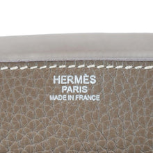 Load image into Gallery viewer, HERMES Steve Taurillon Clemence Leather Messenger Bag Brown
