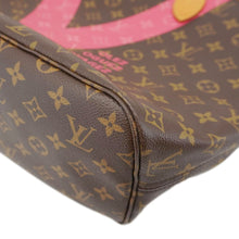 Load image into Gallery viewer, LOUIS VUITTON Neverfull MM V Monogram Canvas Tote Bag Brown
