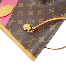 Load image into Gallery viewer, LOUIS VUITTON Neverfull MM V Monogram Canvas Tote Bag Brown
