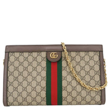 Load image into Gallery viewer, GUCCI Ophidia Medium GG Supreme Canvas Shoulder Bag Beige 503876
