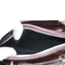 Load image into Gallery viewer, CHRISTIAN DIOR Lady Dior Quilted Patent Leather Shoulder Bag Burgundy
