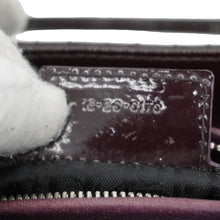Load image into Gallery viewer, CHRISTIAN DIOR Lady Dior Quilted Patent Leather Shoulder Bag Burgundy
