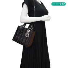 Load image into Gallery viewer, CHRISTIAN DIOR Lady Dior Quilted Patent Leather Shoulder Bag Burgundy
