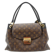 Load image into Gallery viewer, LOUIS VUITTON Olympe Monogram Canvas Satchel Bag Brown
