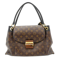 Load image into Gallery viewer, LOUIS VUITTON Olympe Monogram Canvas Satchel Bag Brown
