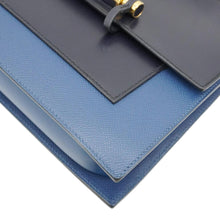 Load image into Gallery viewer, HERMES Sacabar Leather Crossbody Bag Blue
