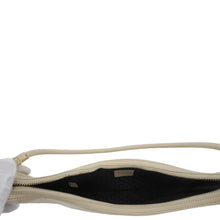 Load image into Gallery viewer, GUCCI Leather Shoulder Bag Cream 001.3812
