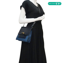 Load image into Gallery viewer, HERMES Sacabar Leather Crossbody Bag Blue
