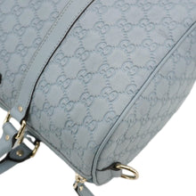 Load image into Gallery viewer, GUCCI Joy Medium Leather Boston Bag Light Blue 265697

