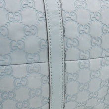 Load image into Gallery viewer, GUCCI Joy Medium Leather Boston Bag Light Blue 265697

