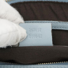 Load image into Gallery viewer, GUCCI Joy Medium Leather Boston Bag Light Blue 265697
