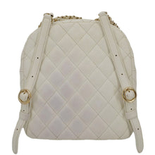 Load image into Gallery viewer, CHANEL CC Day Small Caviar Quilted Leather Backpack White
