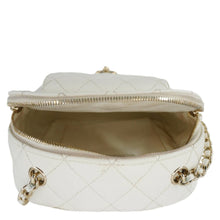 Load image into Gallery viewer, CHANEL CC Day Small Caviar Quilted Leather Backpack White

